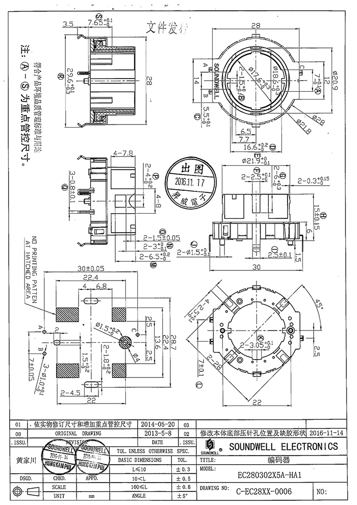 EC28中空軸編碼器規(guī)格書(shū)